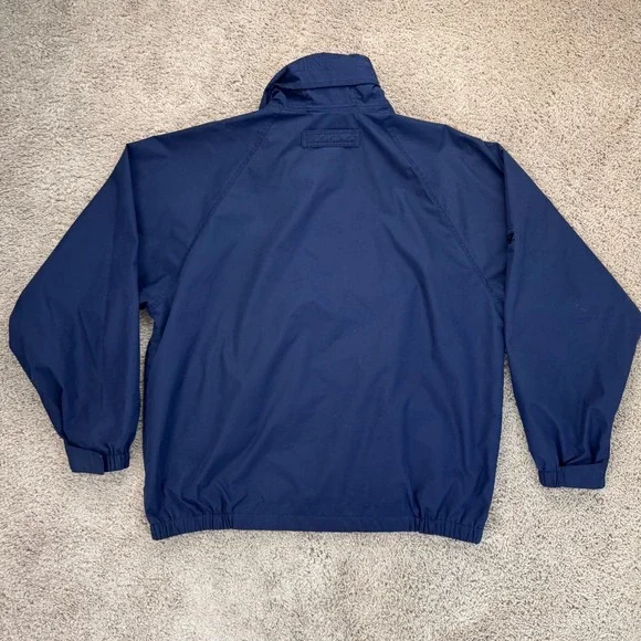 Vtg Line 7 Americas Cup Windbreaker Mens L Blue 2000 New Zealand Full Zip Jacket